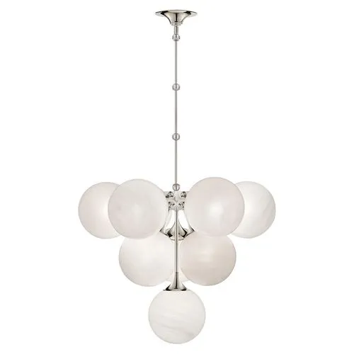 Visual Comfort - Cristol Tiered Pendant - Silver