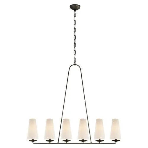 Visual Comfort - Fontaine Linear Pendant - Black