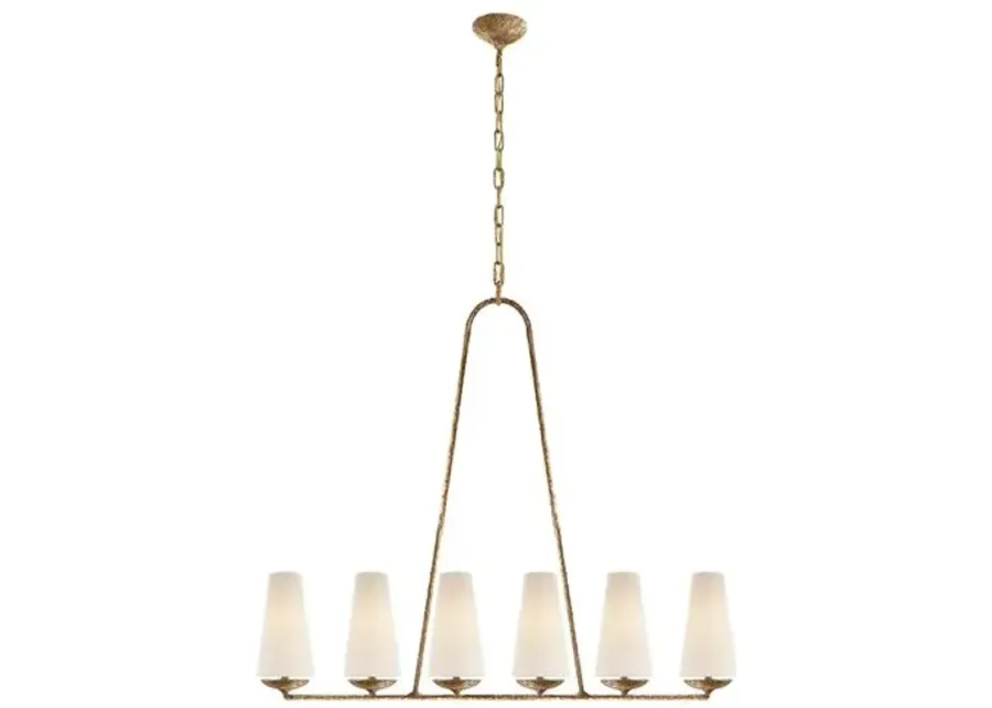 Visual Comfort - Fontaine Linear Pendant - Gold