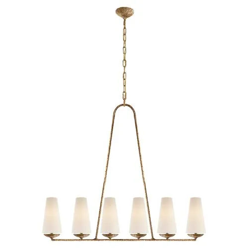 Visual Comfort - Fontaine Linear Pendant - Gold