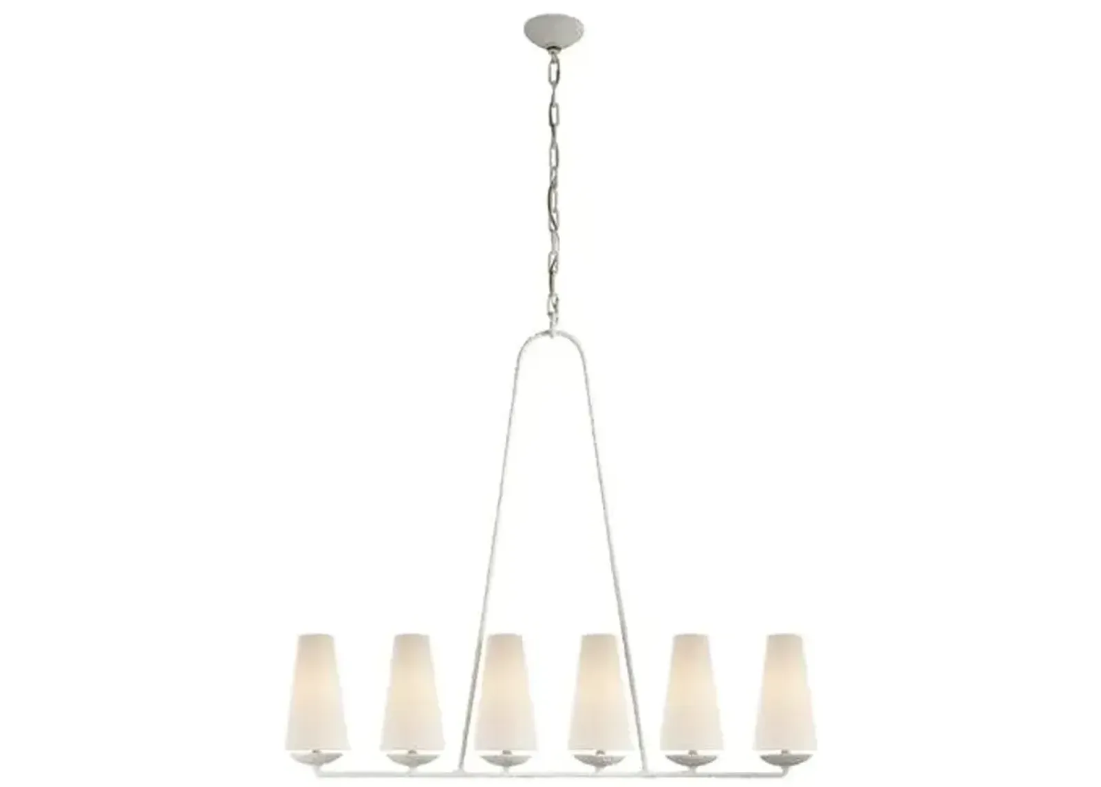 Visual Comfort - Fontaine Linear Pendant - White