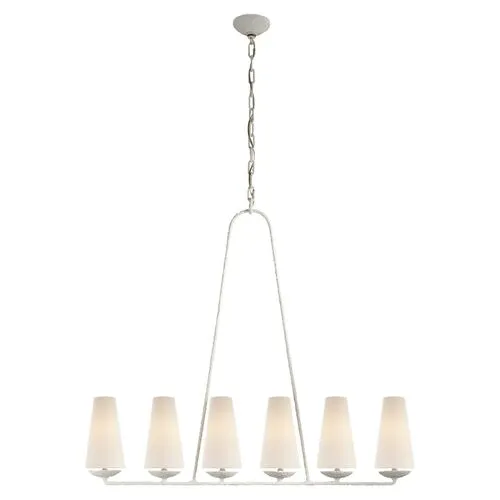 Visual Comfort - Fontaine Linear Pendant - White