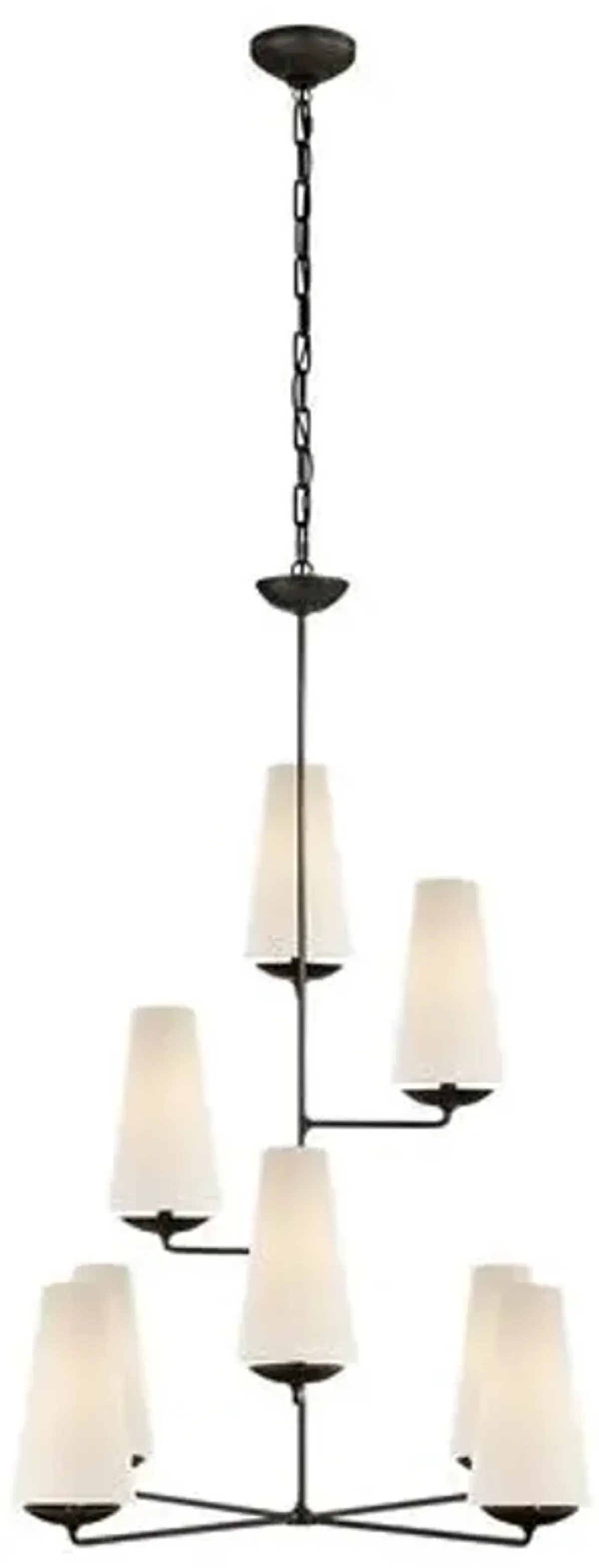 Visual Comfort - Fontaine Vertical Pendant - Black