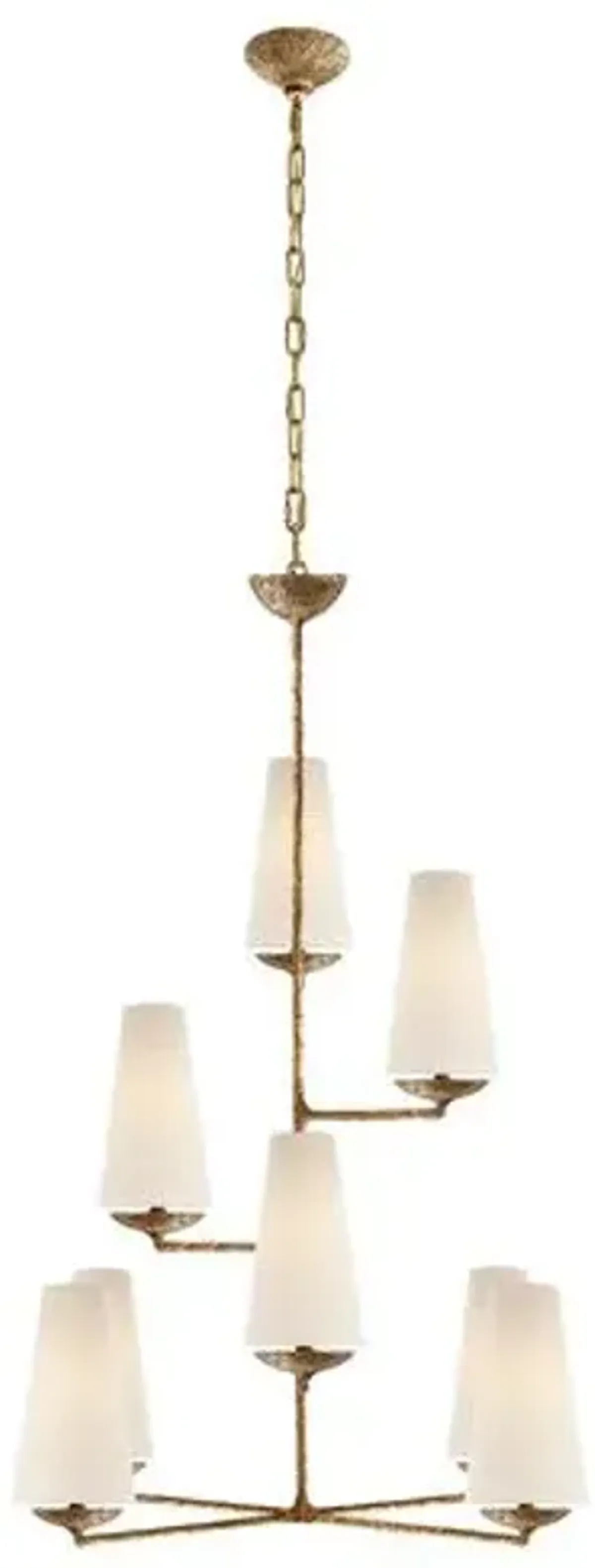 Visual Comfort - Fontaine Vertical Pendant - Gold