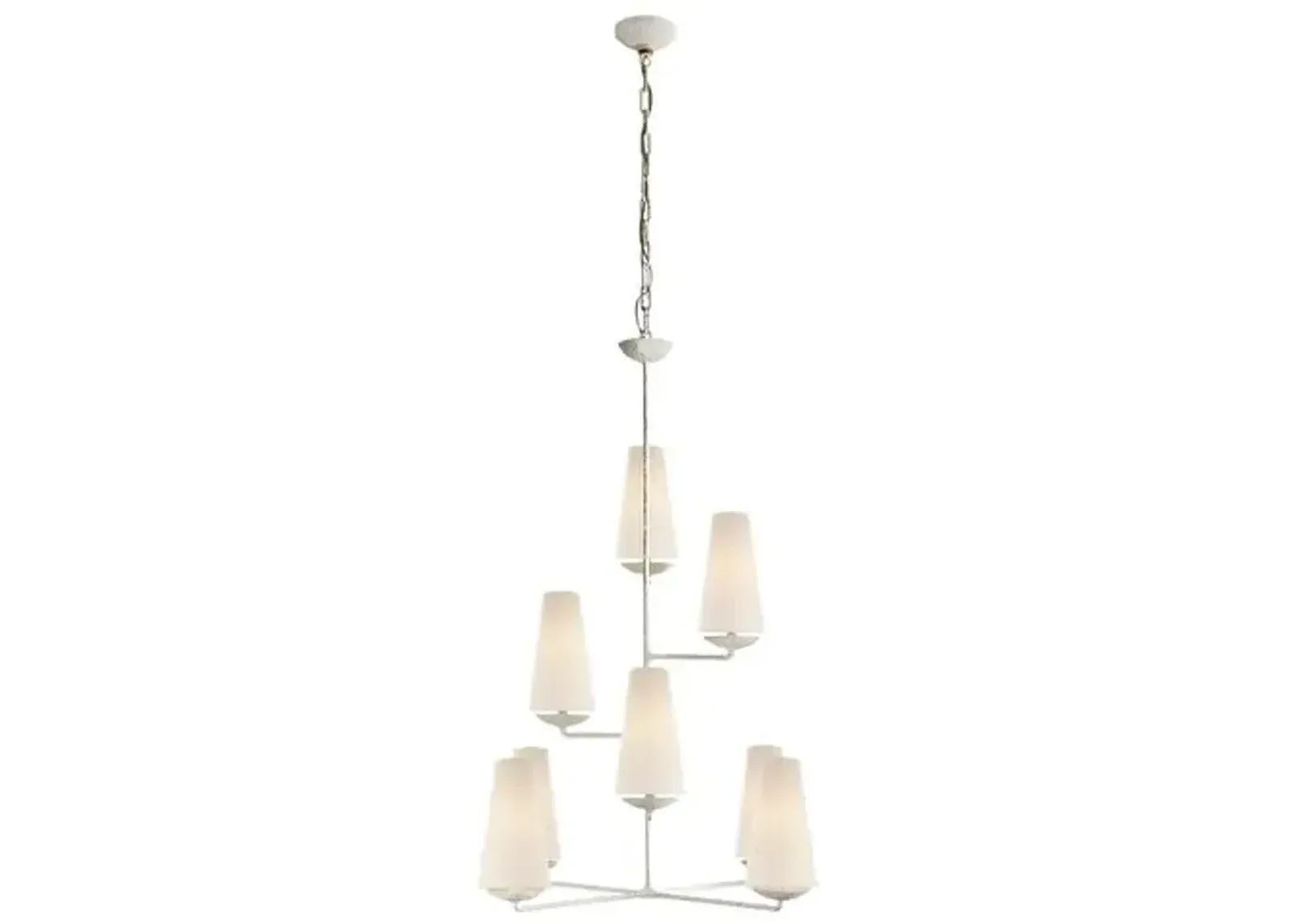 Visual Comfort - Fontaine Vertical Pendant - White