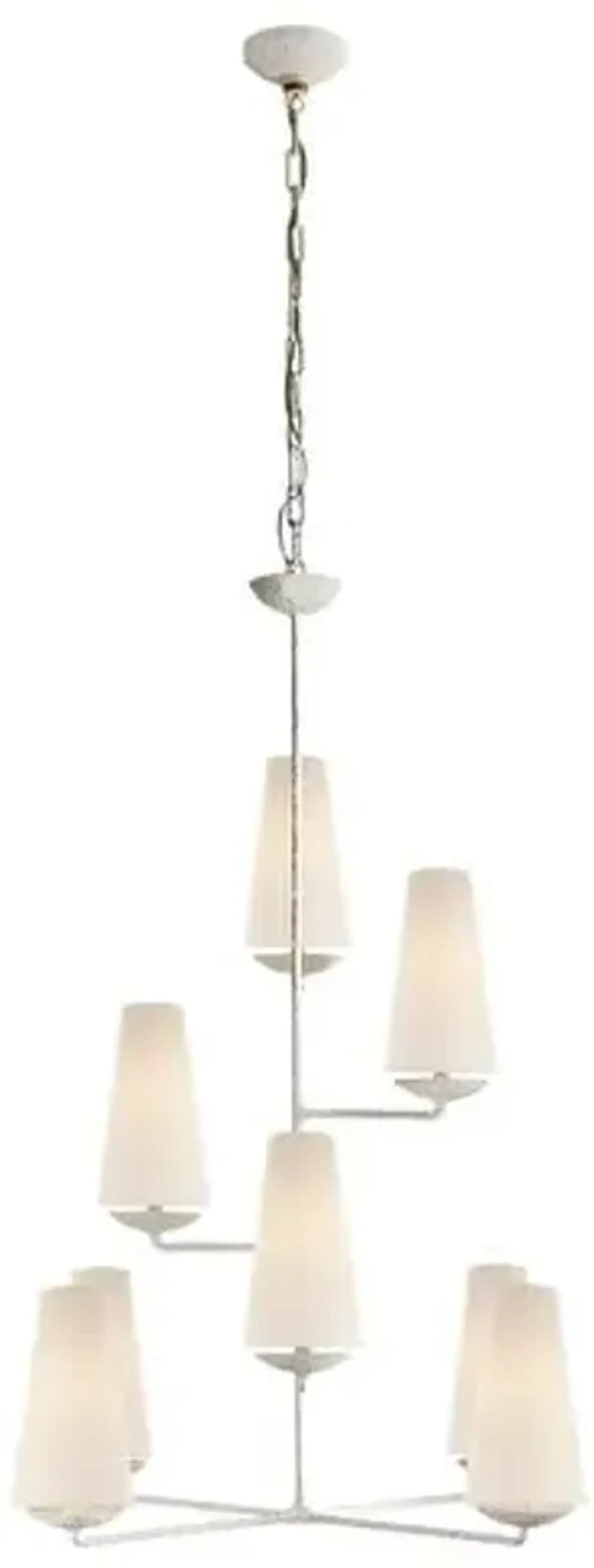 Visual Comfort - Fontaine Vertical Pendant - White