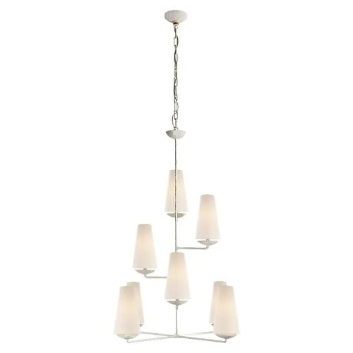 Visual Comfort - Fontaine Vertical Pendant - White