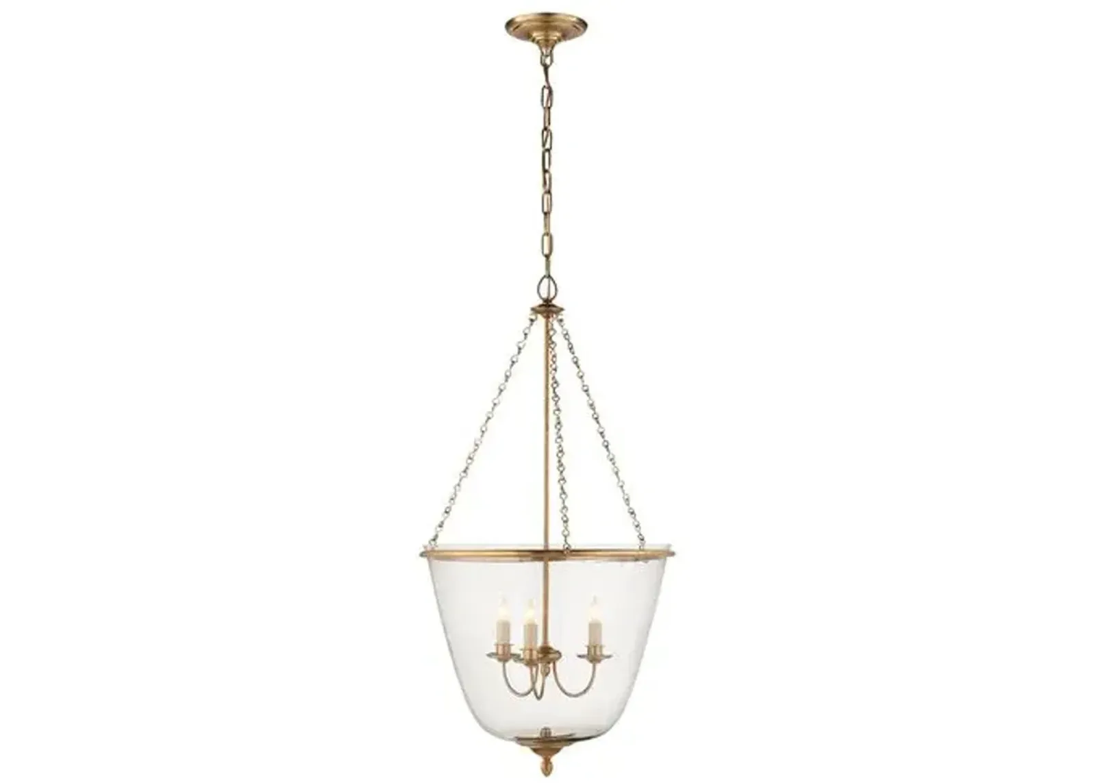 Visual Comfort - Pondview Jar Glass Lantern - Gold