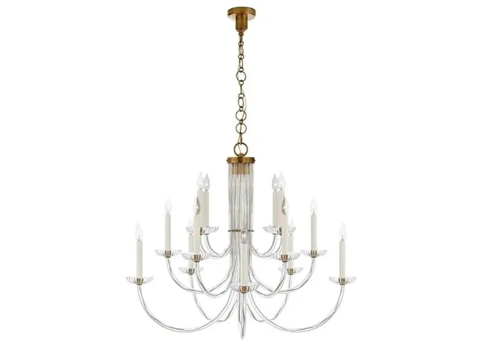 Visual Comfort - Wharton Chandelier - Gold