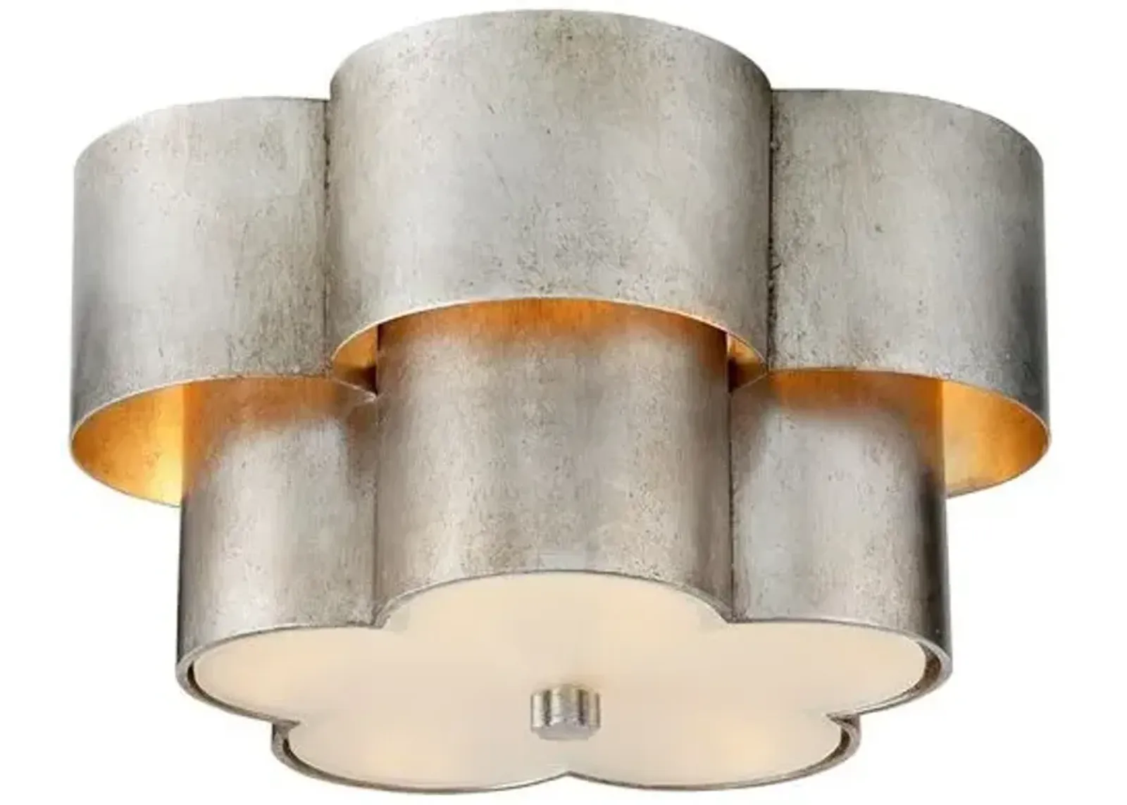 Visual Comfort - Arabelle Medium Flush Mount - Silver