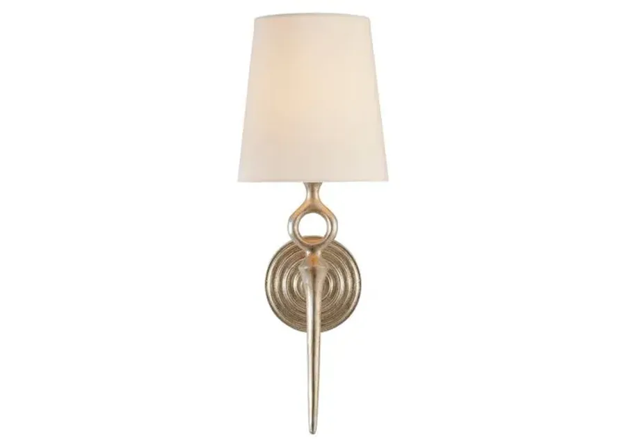 Visual Comfort - Bristol Single Sconce - Silver