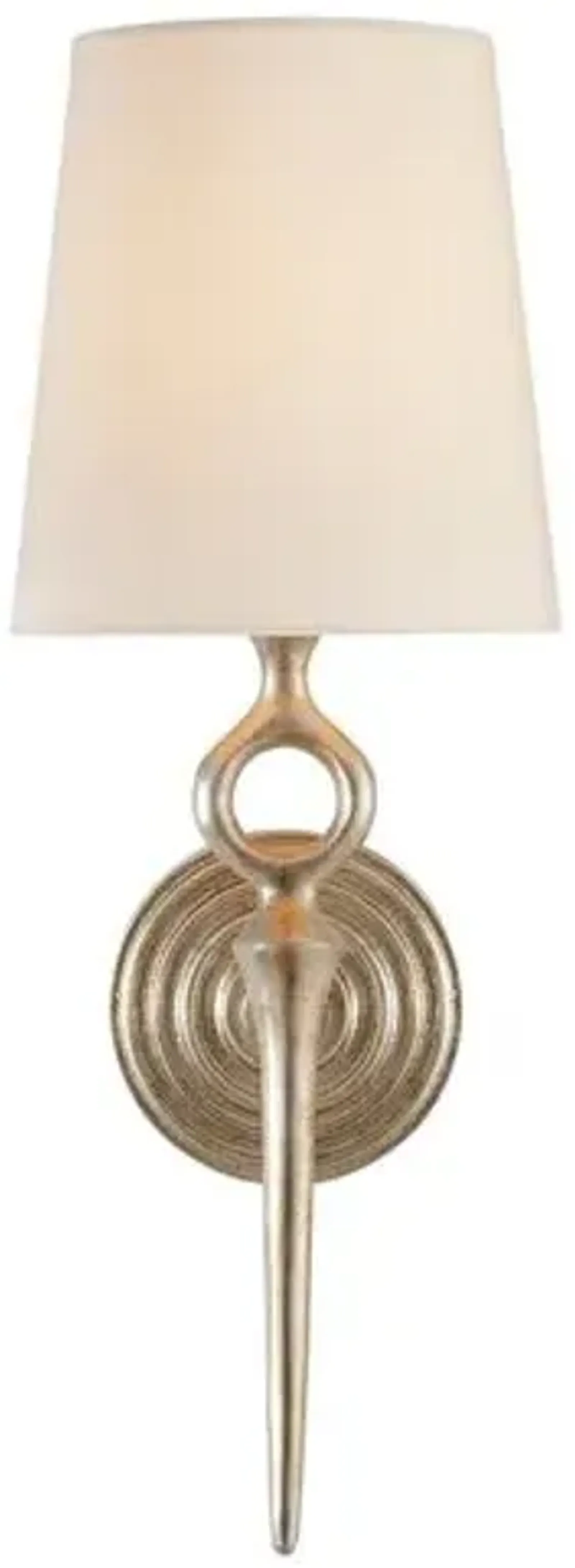 Visual Comfort - Bristol Single Sconce - Silver