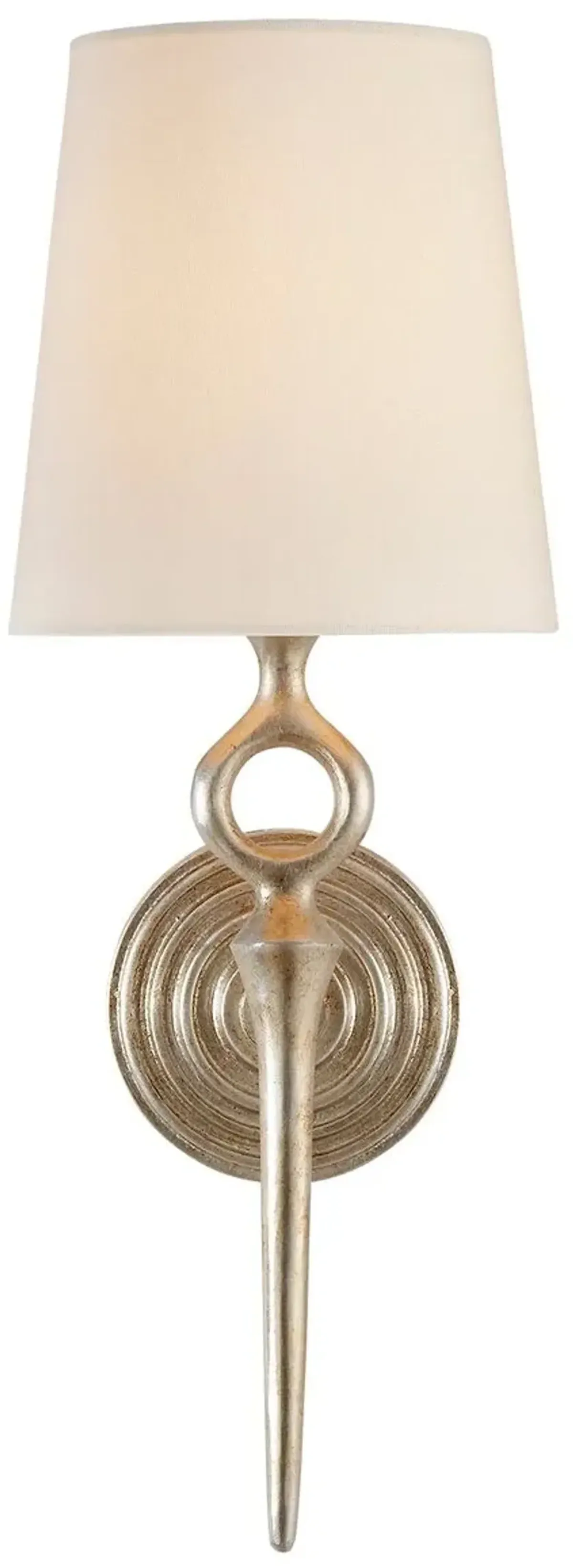 Visual Comfort - Bristol Single Sconce - Silver