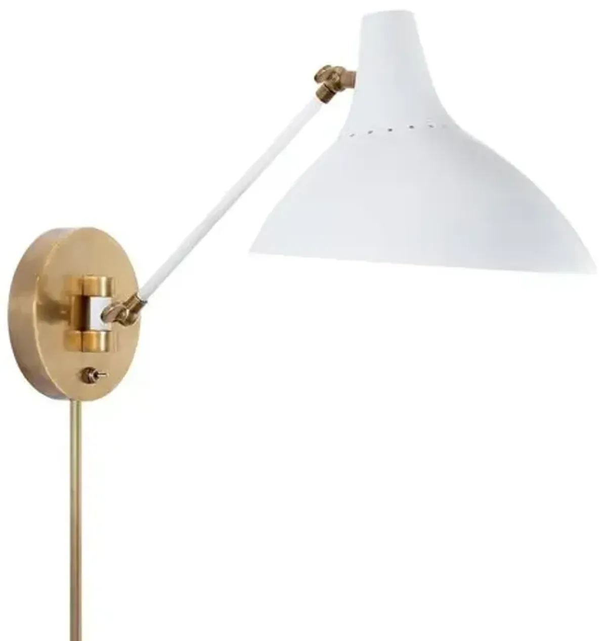 Visual Comfort - Charlton Sconce - White