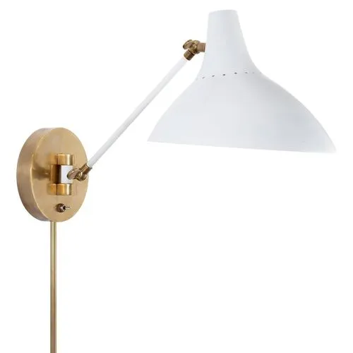 Visual Comfort - Charlton Sconce - White