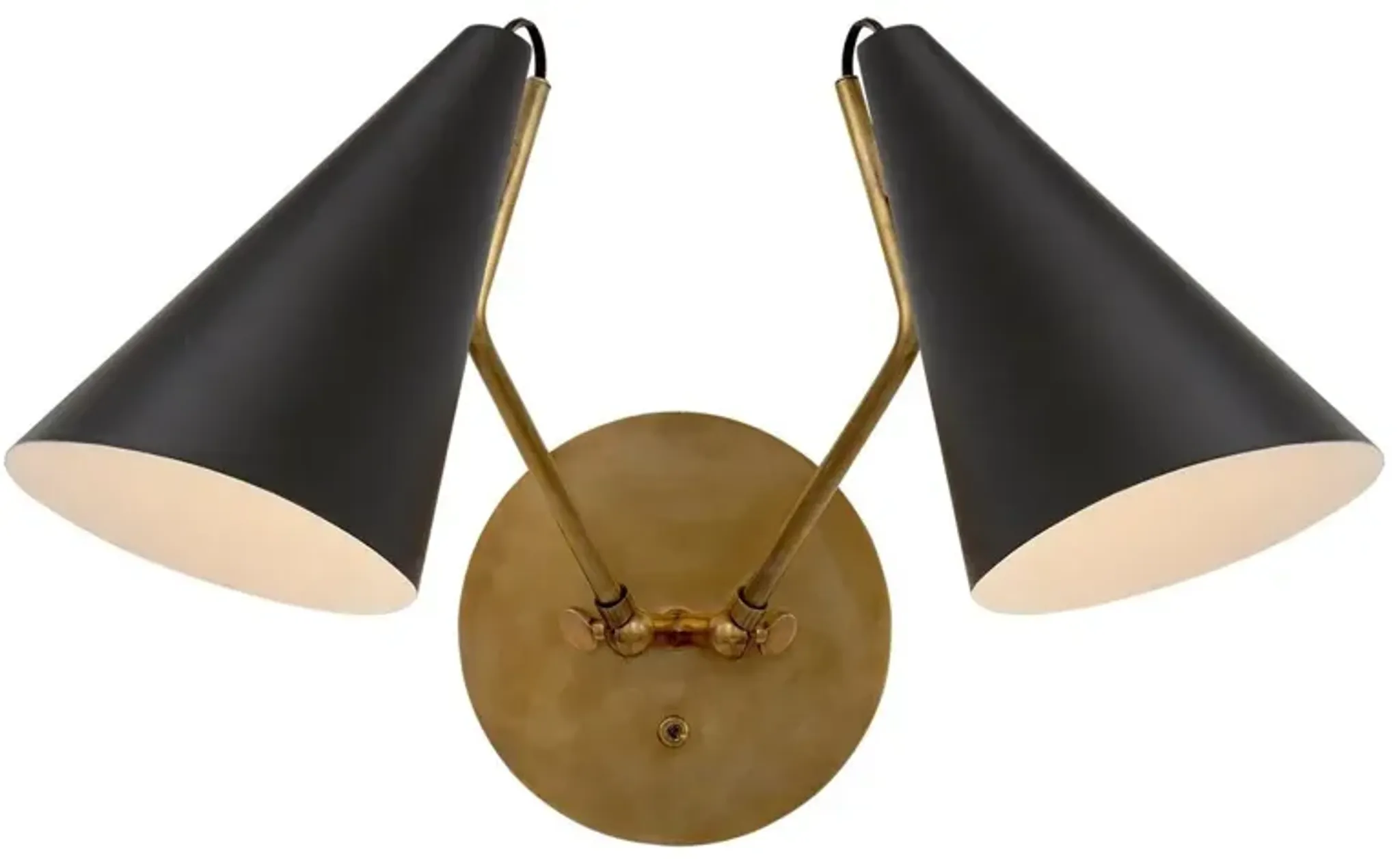 Visual Comfort Clemente Double Wall Sconce White One Kings Lane ...