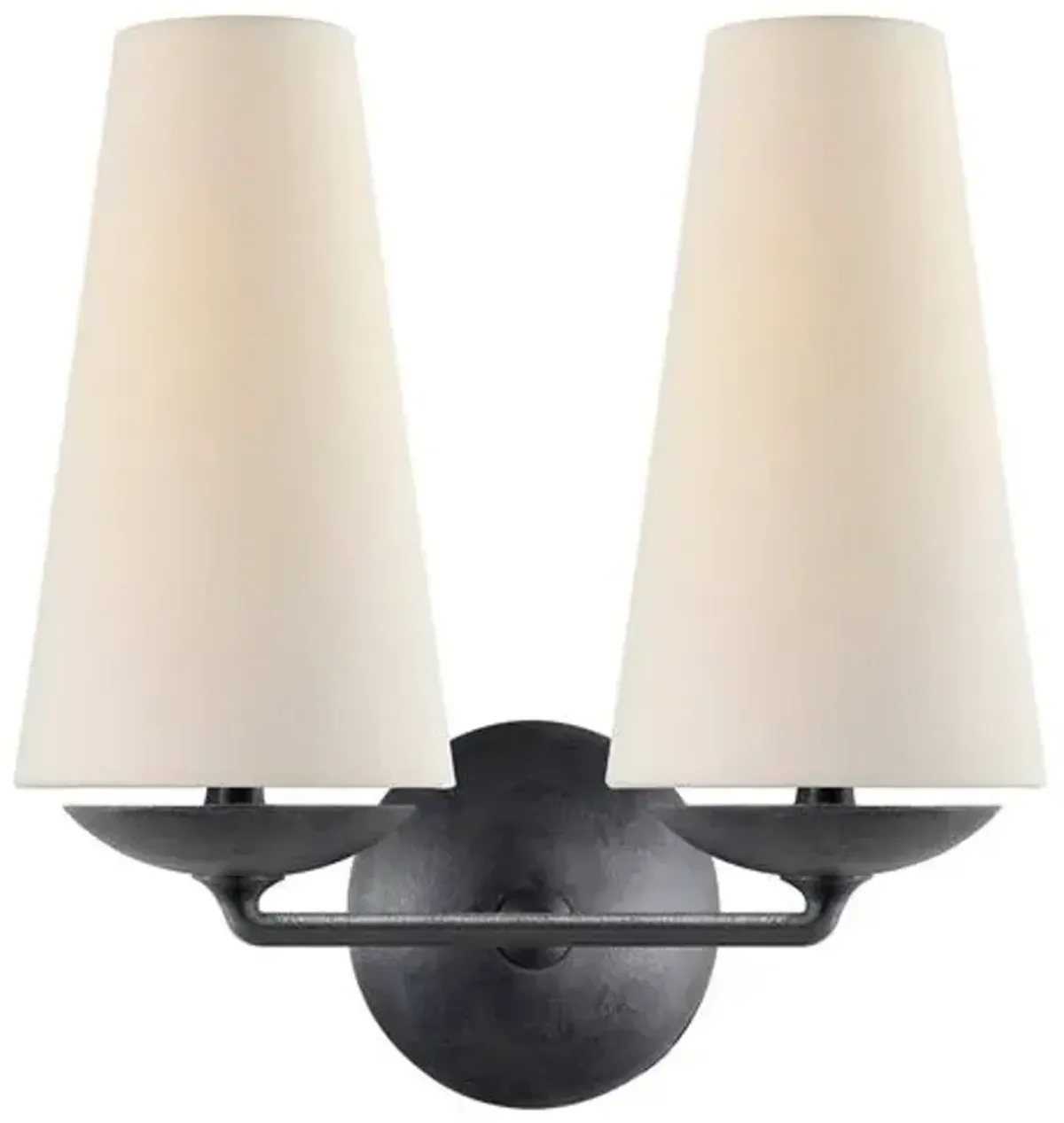 Visual Comfort - Fontaine Double Sconce - Black