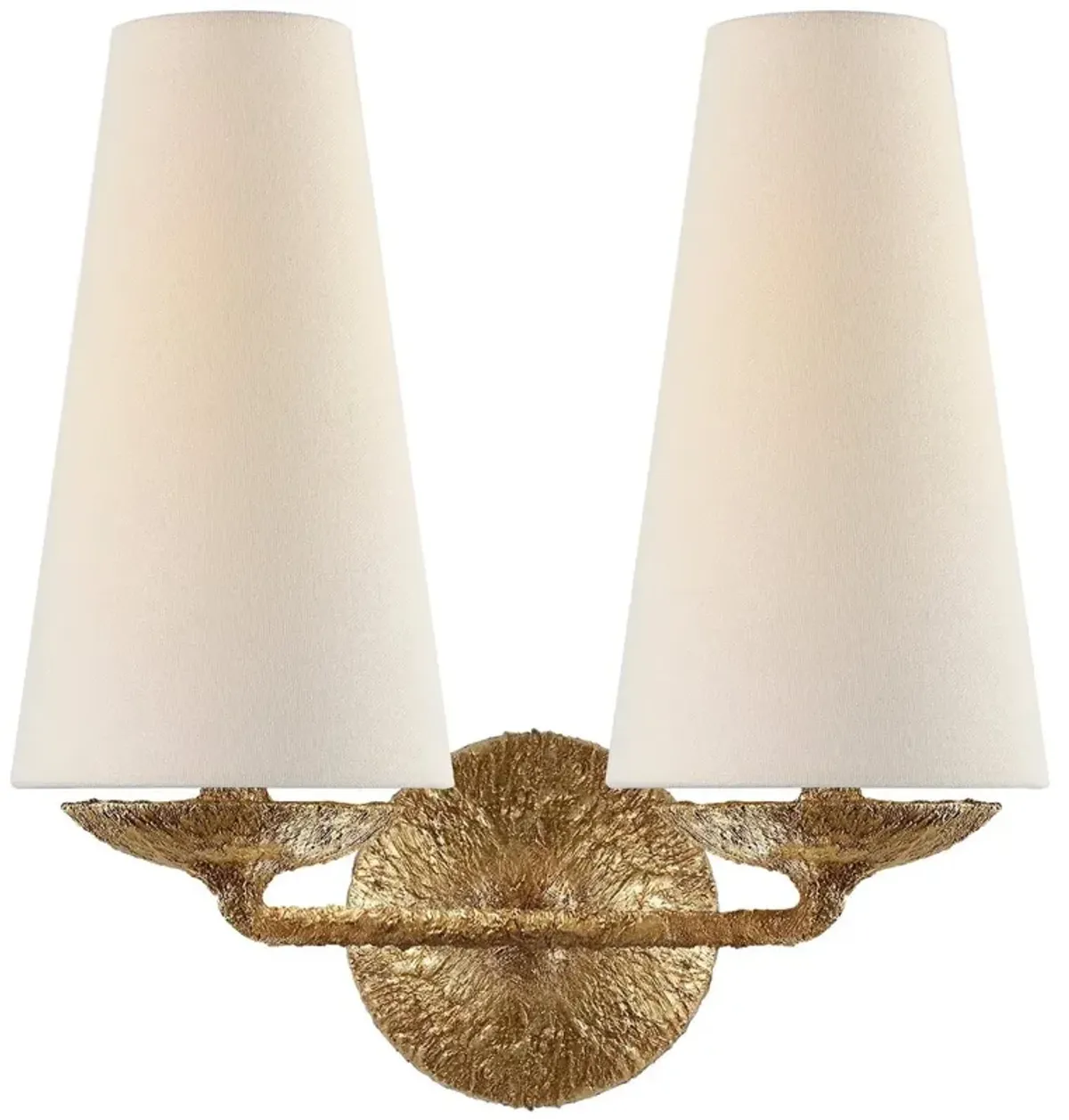 Visual Comfort - Fontaine Double Sconce - Gold