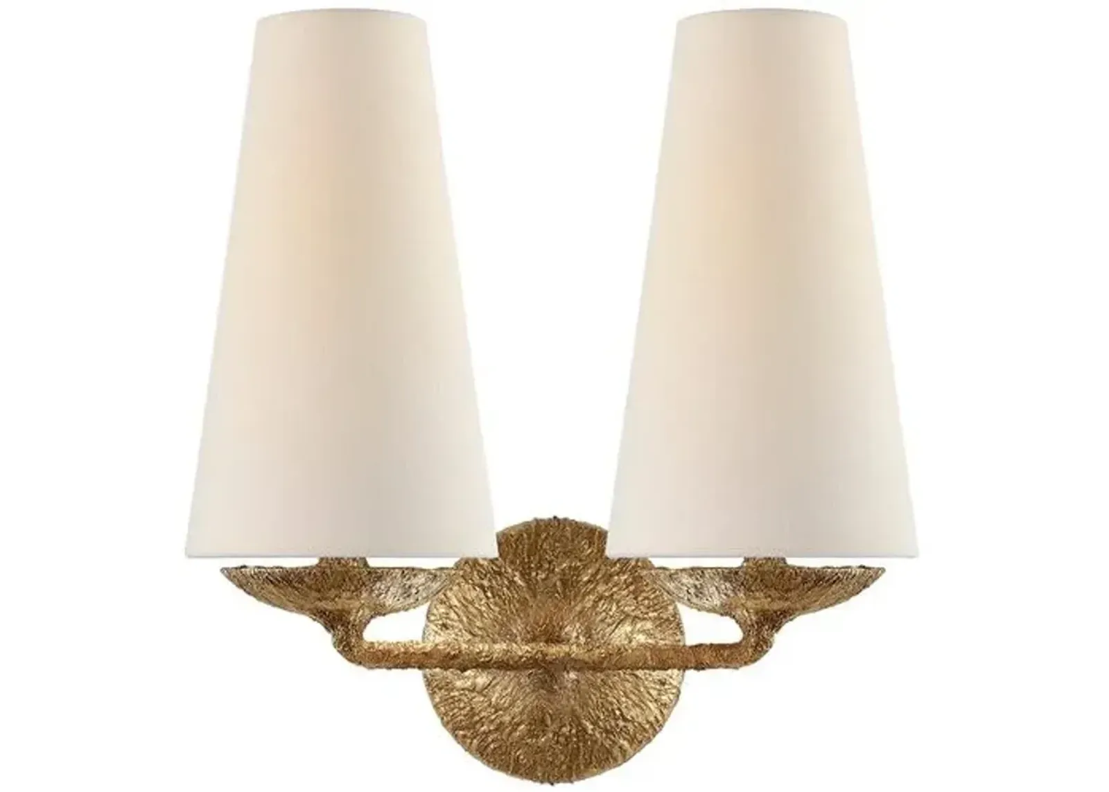 Visual Comfort - Fontaine Double Sconce - Gold