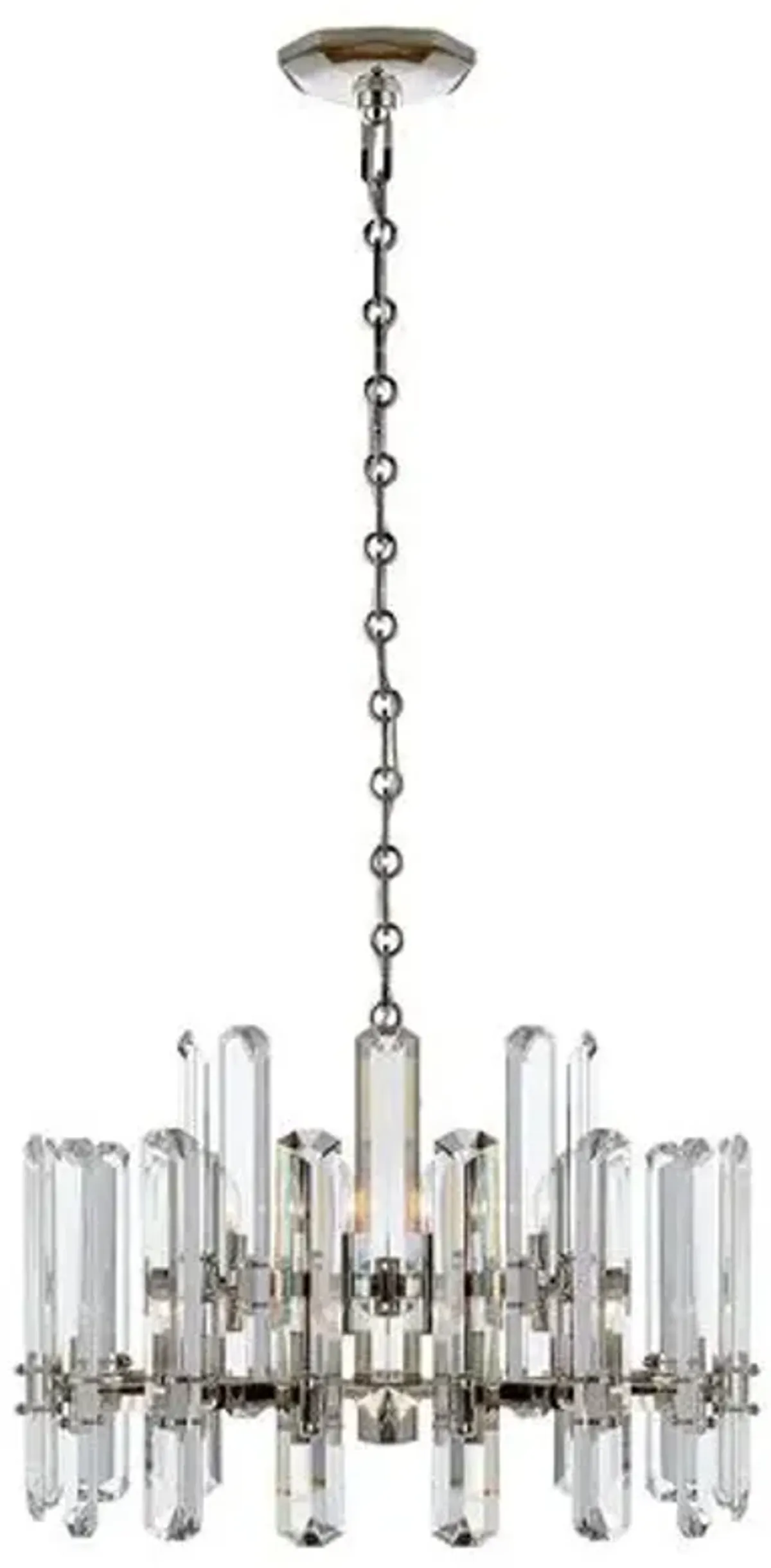 Visual Comfort - Bonnington Medium Chandelier - Crystal - Silver