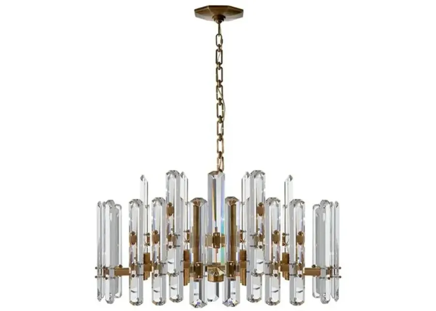 Visual Comfort - Bonnington Large Chandelier - Crystal - Gold