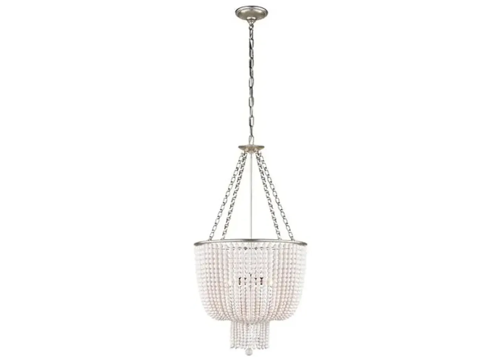 Visual Comfort - Jacqueline Chandelier - White