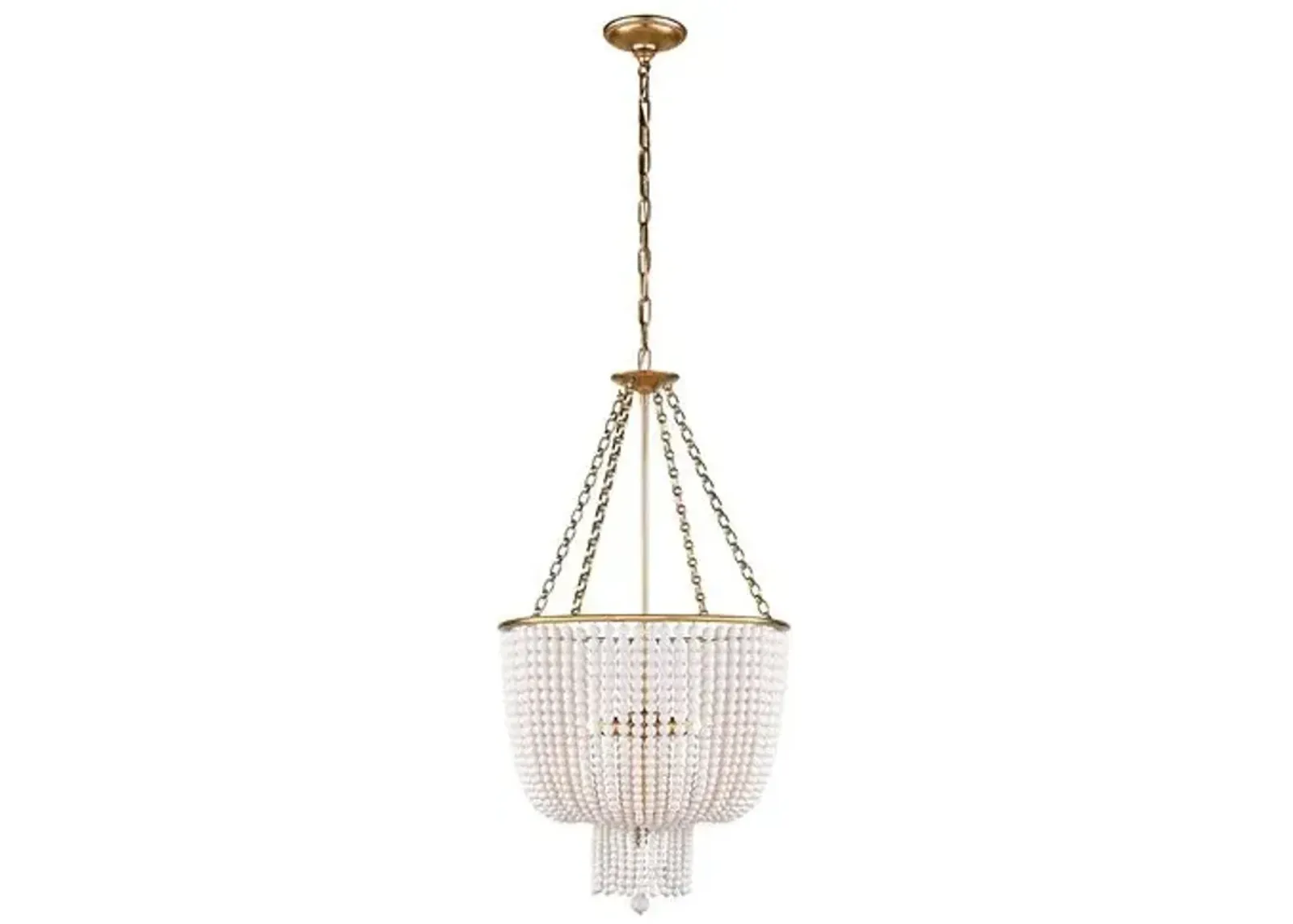 Visual Comfort - Jacqueline Chandelier - White