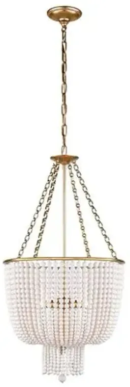 antiqued brass/white color