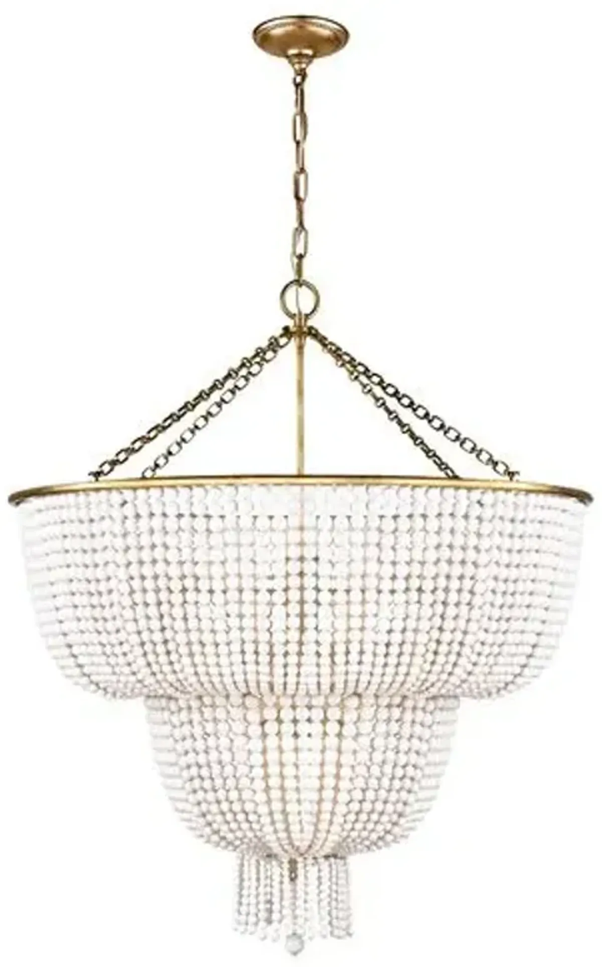 Visual Comfort - Jacqueline 2-Tier Chandelier - White