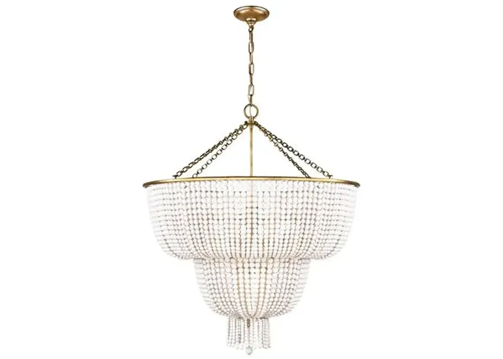 Visual Comfort - Jacqueline 2-Tier Chandelier - White