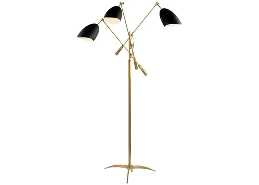 Visual Comfort - Sommerard Triple-Arm Floor Lamp