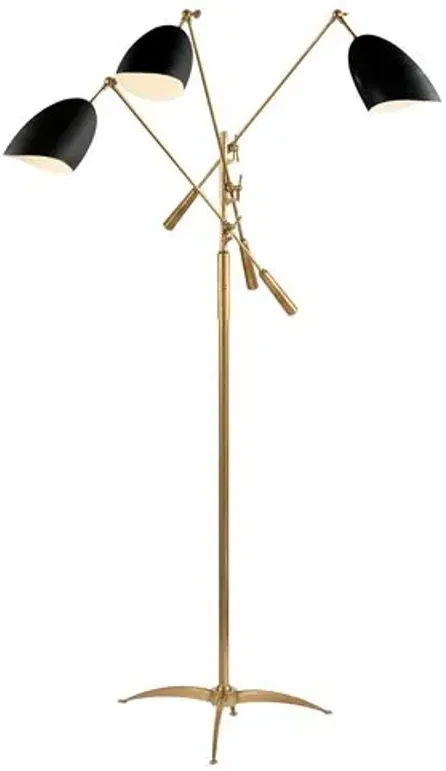 Visual Comfort - Sommerard Triple-Arm Floor Lamp