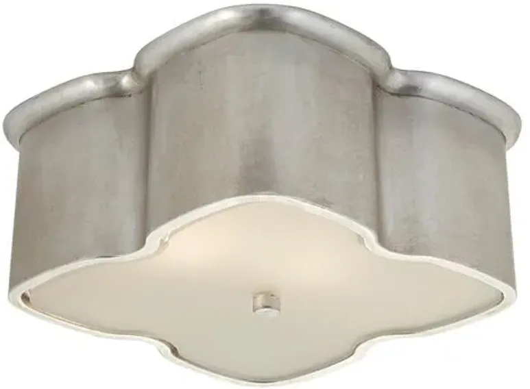 Visual Comfort - Bolsena Clover Flush Mount - Silver