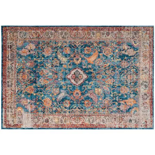 Tolica Rug - Blue/Light Gray - Blue