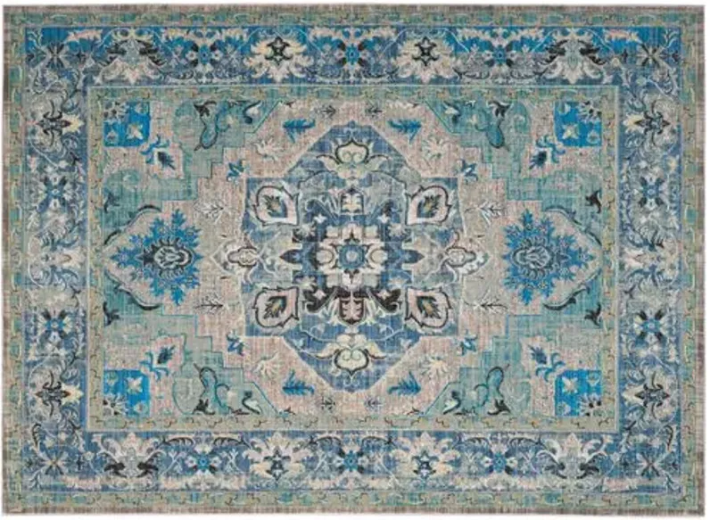 Whistlewood Rug - Blue/Light Gray - Blue