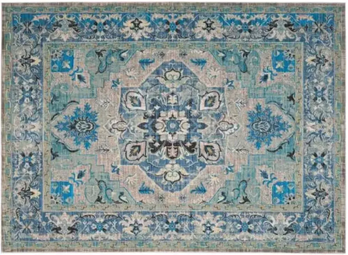 Whistlewood Rug - Blue/Light Gray - Blue