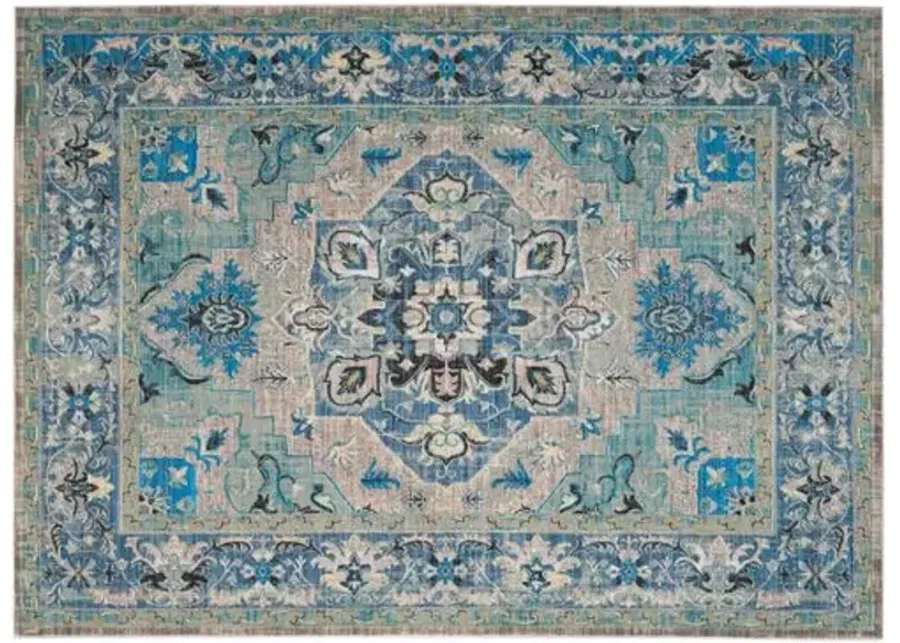 Whistlewood Rug - Blue/Light Gray - Blue