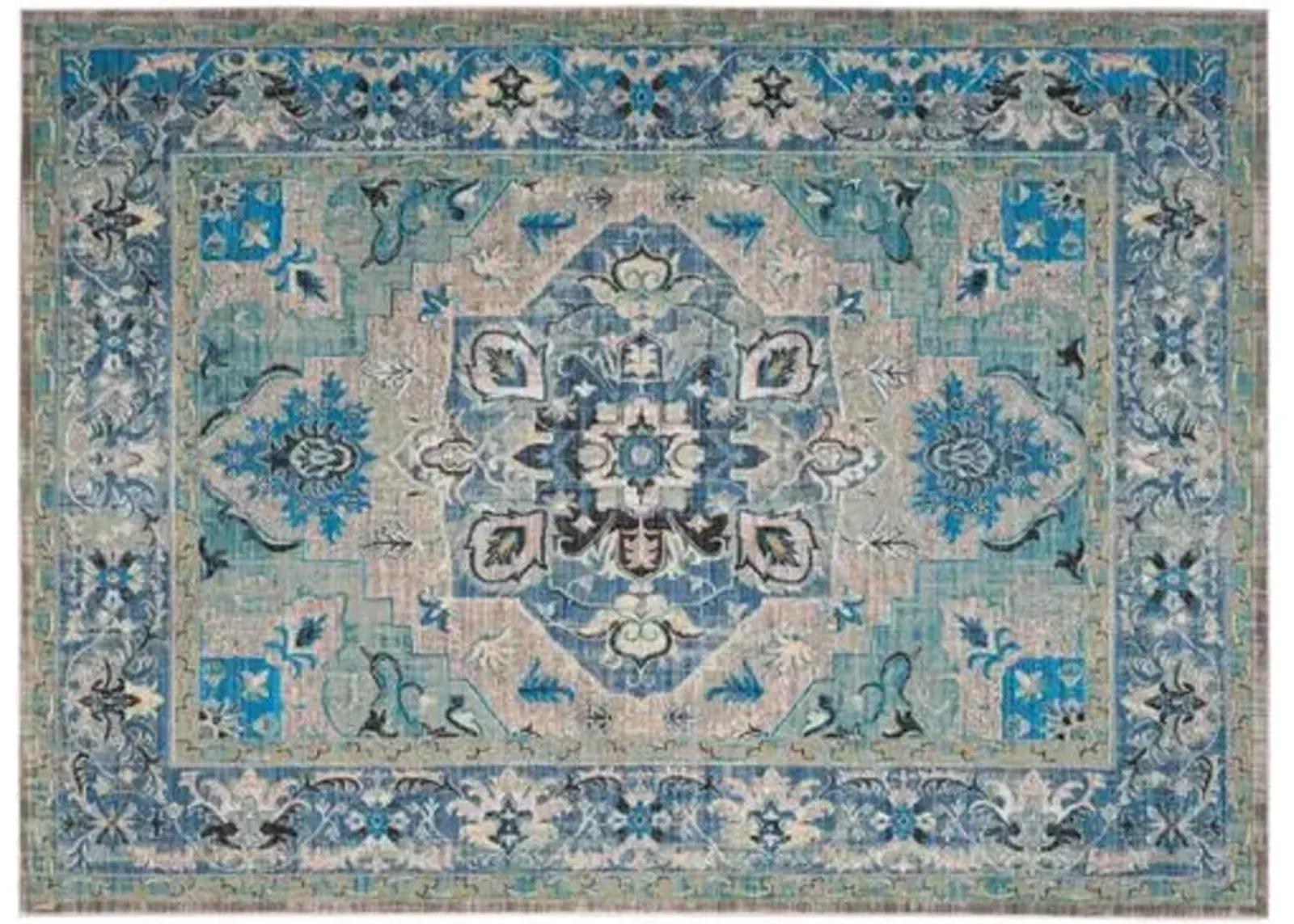 Whistlewood Rug - Blue/Light Gray - Blue