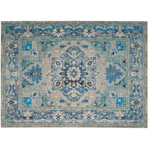 Whistlewood Rug - Blue/Light Gray - Blue