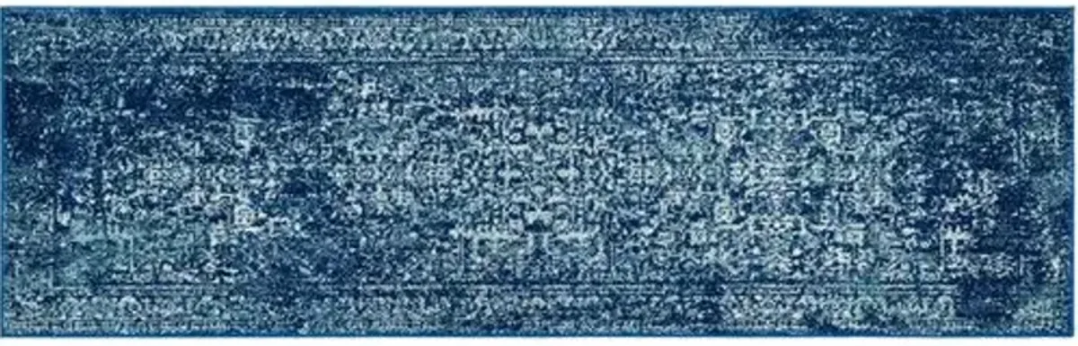 Vistacrest Rug - Navy/Ivory - Blue - Blue