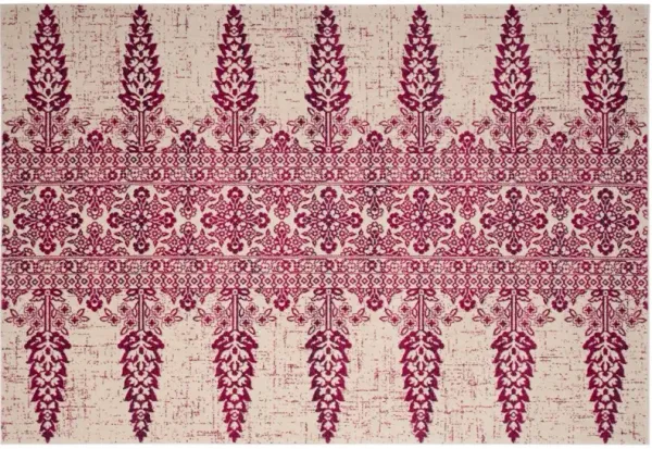 Marthiam Rug - Ivory/Fuchsia - Pink - Pink