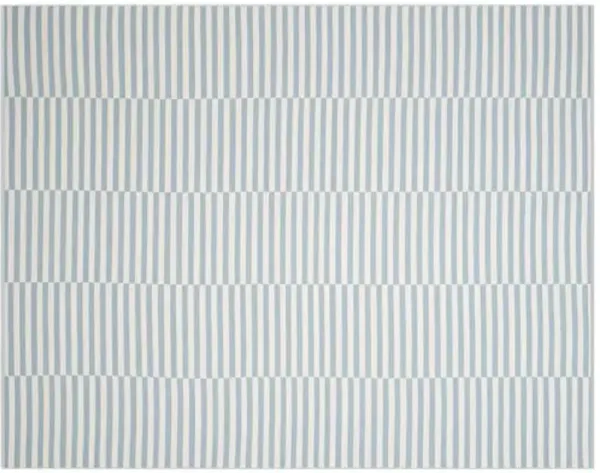 Bast Rug - Ivory/Light Blue - Blue