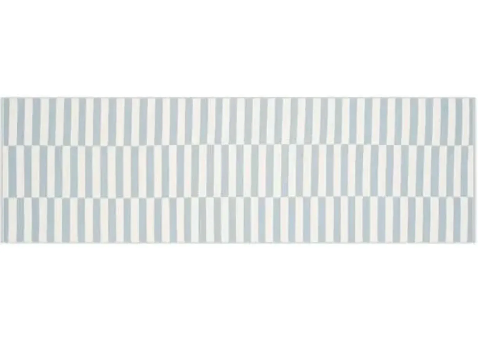 Bast Rug - Ivory/Light Blue - Blue