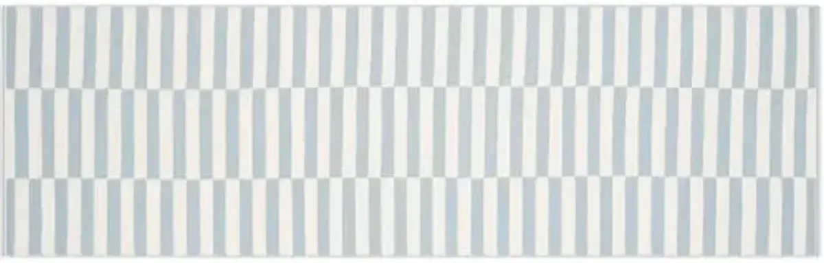 Bast Rug - Ivory/Light Blue - Blue