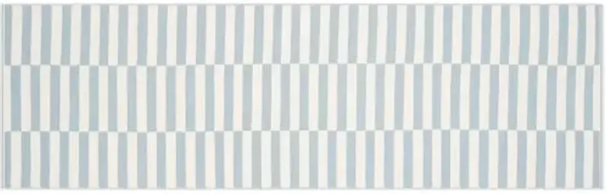 Bast Rug - Ivory/Light Blue - Blue