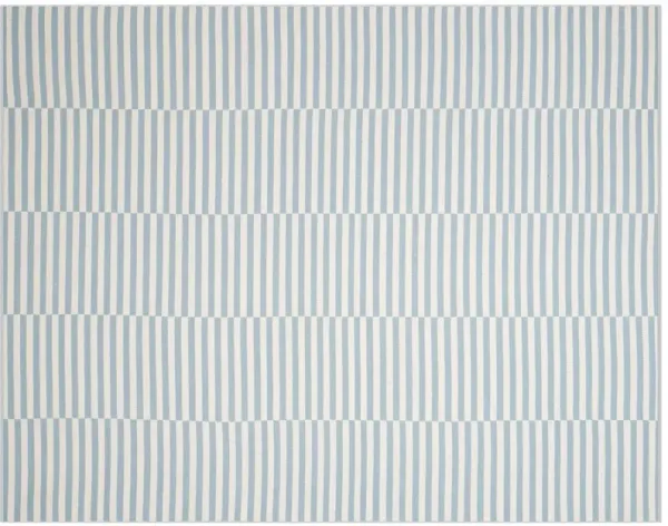 Bast Rug - Ivory/Light Blue - Blue
