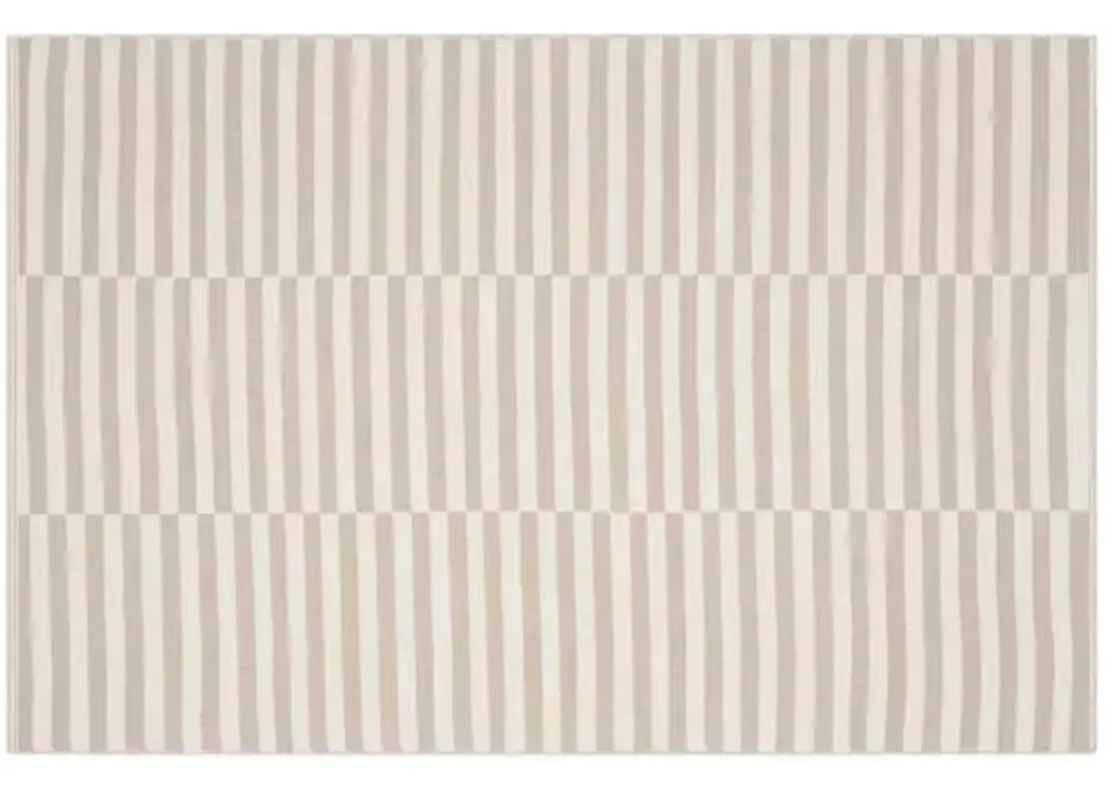 Pennswood Flat-Weave Rug - Ivory - Gray - Gray