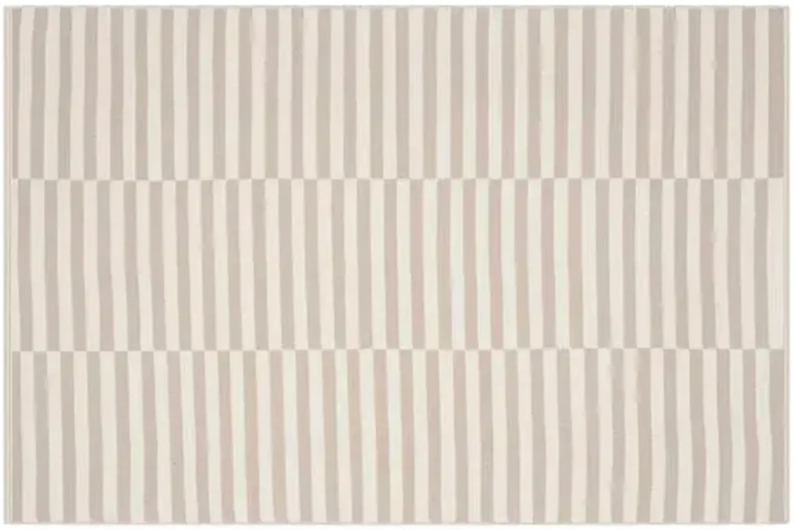 Pennswood Flat-Weave Rug - Ivory - Gray - Gray