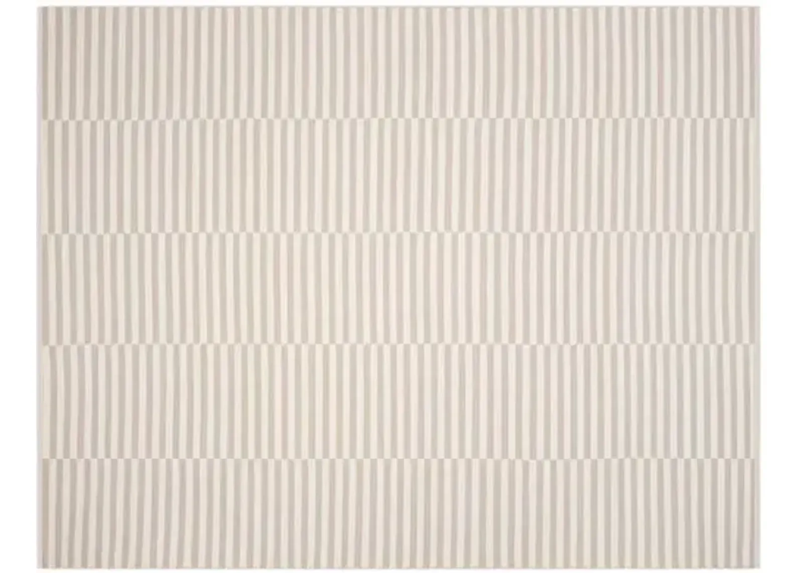 Pennswood Flat-Weave Rug - Ivory - Gray - Gray