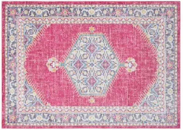 Udoka Rug - Bright Pink - Pink